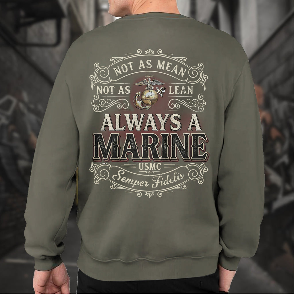 Not as Mean as Lean Always a Marine Sweatshirt product image 10