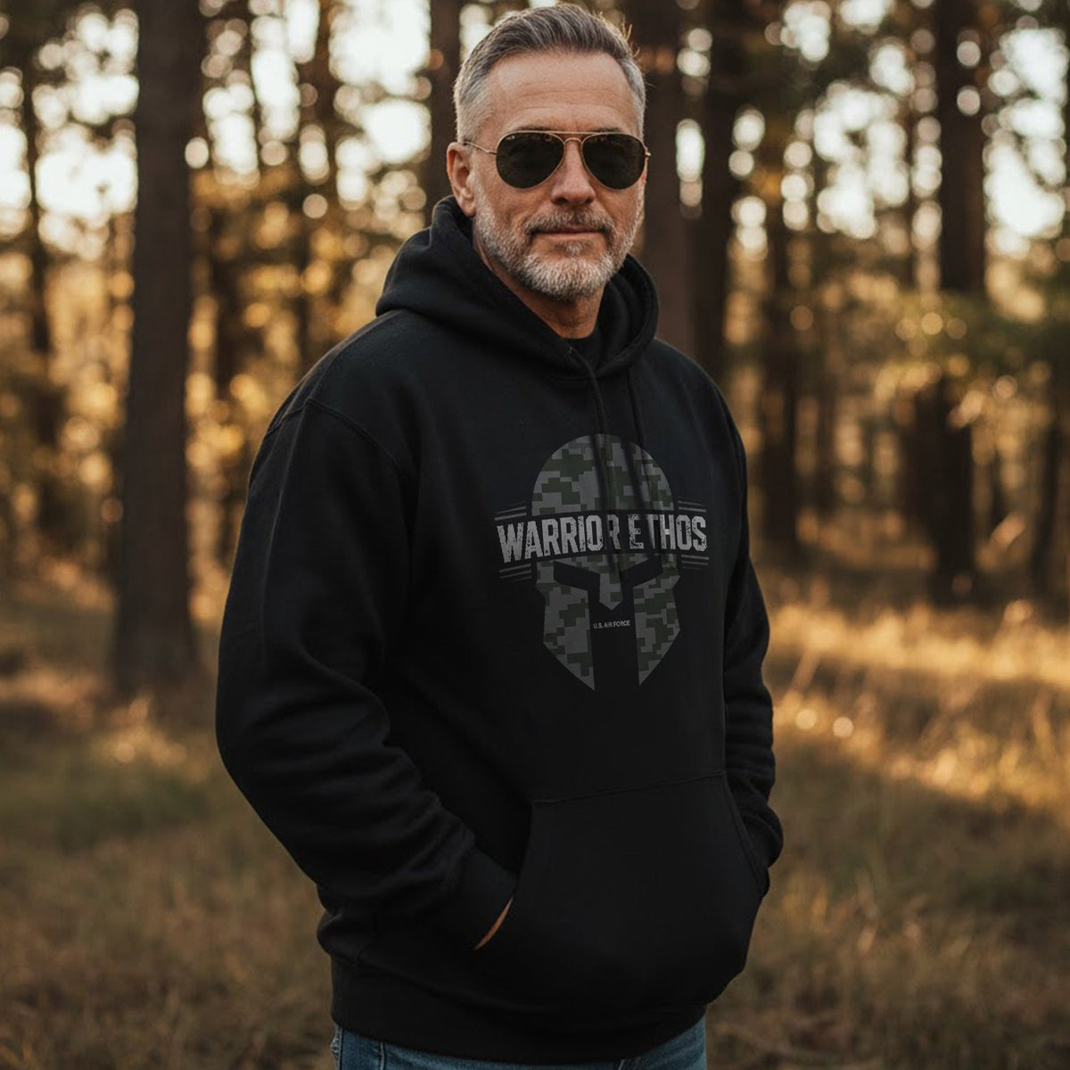 Warrior Ethos US Air Force Proud US Hoodie product image 5