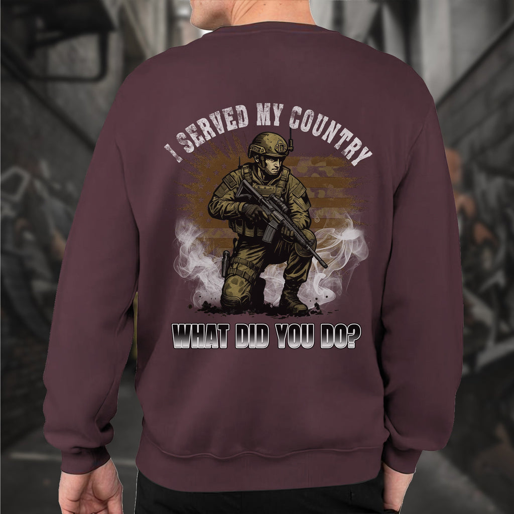 I Served My Country What Did You Do Sweatshirt product image 14