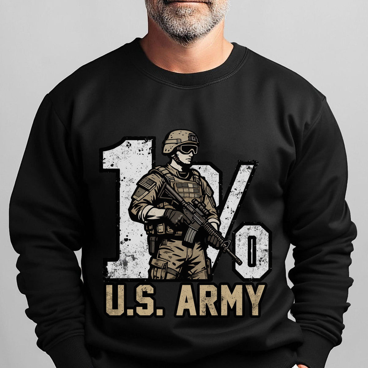 1% US Army Proud Military Veteran Honor Sweatshirt product image 6
