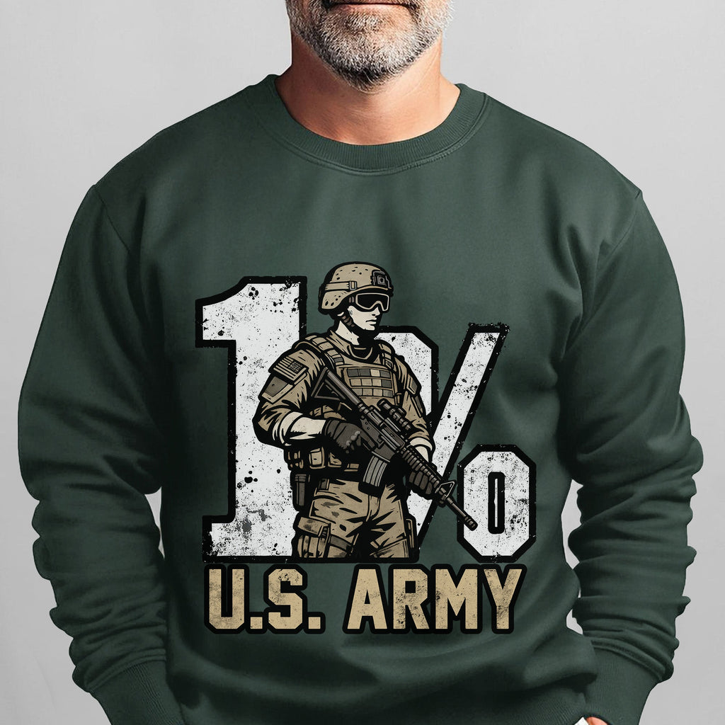 1% US Army Proud Military Veteran Honor Sweatshirt product image 11