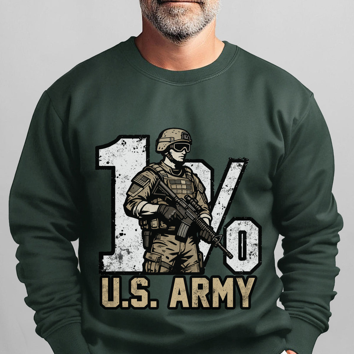 1% US Army Proud Military Veteran Honor Sweatshirt product image 11