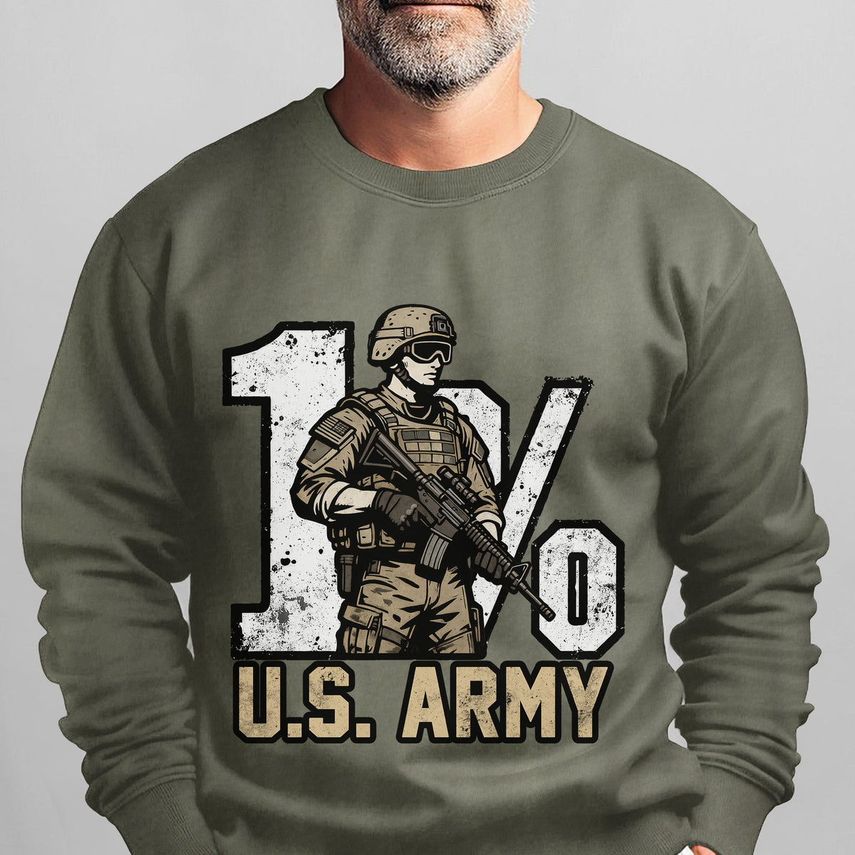 1% US Army Proud Military Veteran Honor Sweatshirt product image 10