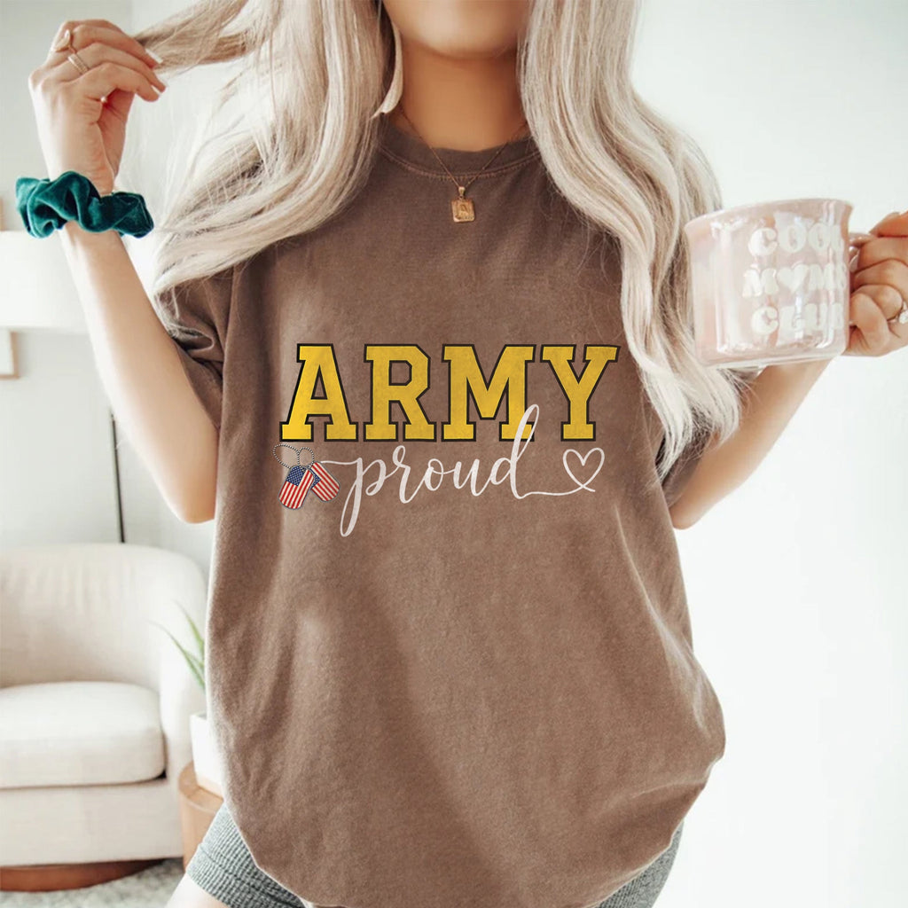 Army Proud Military Honor Comfort Colors T-Shirt product image 5