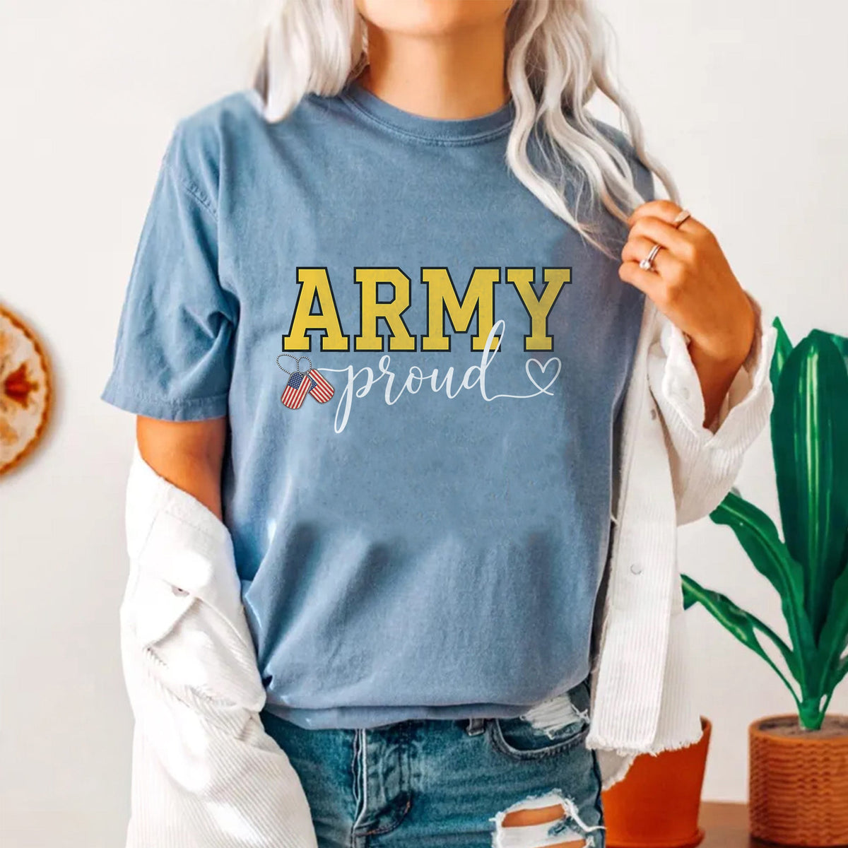 Army Proud Military Honor Comfort Colors T-Shirt product image 7