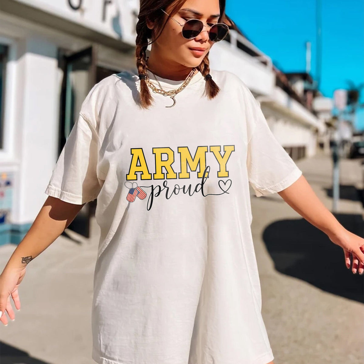 Army Proud Military Honor Comfort Colors T-Shirt product image 13