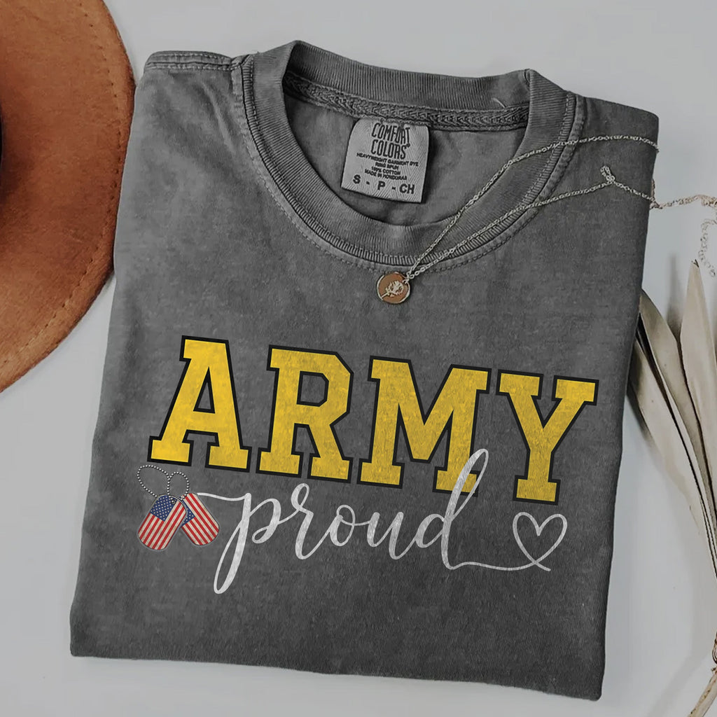 Army Proud Military Honor Comfort Colors T-Shirt product image 6