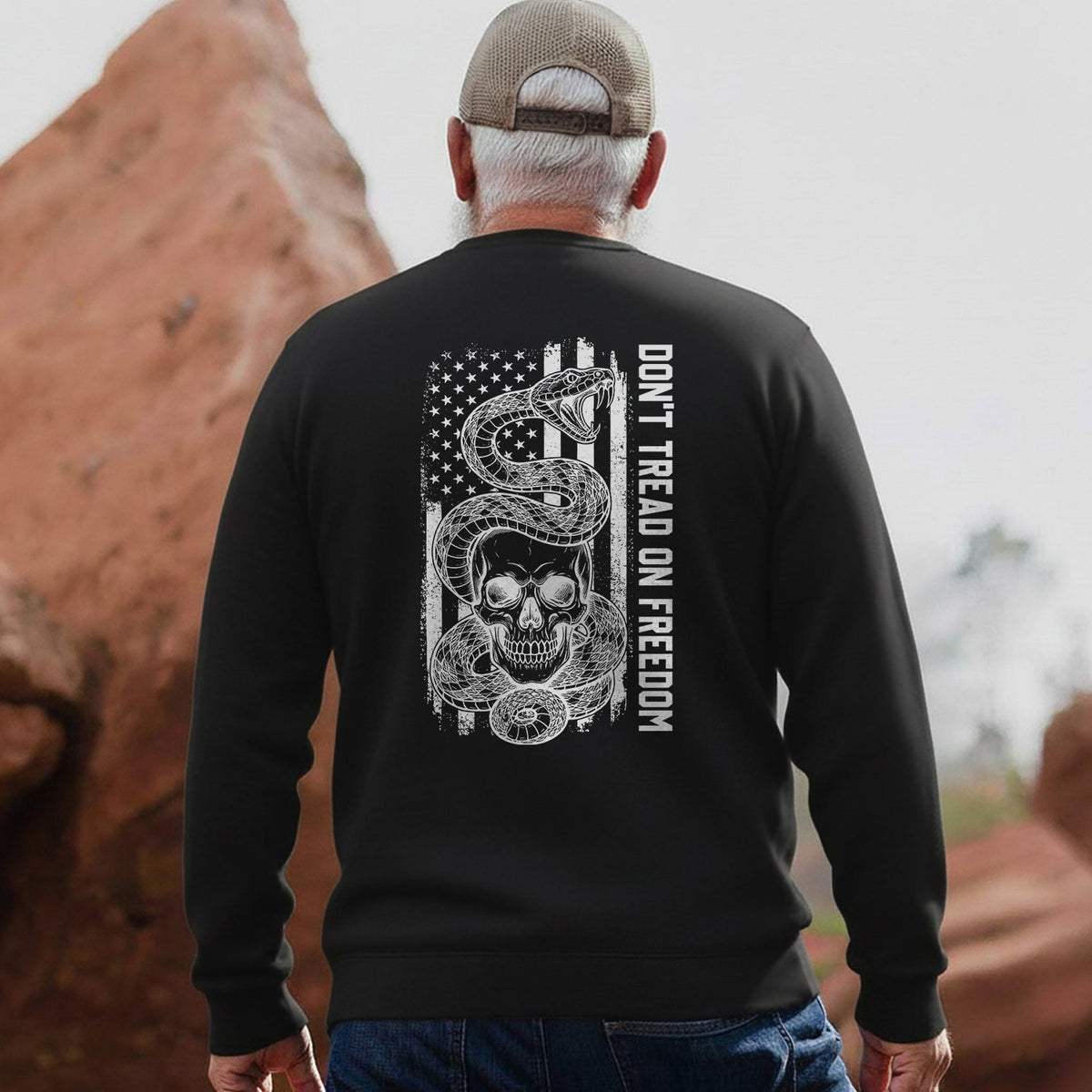 Don't Tread on Freedom Proud Military Sweatshirt product image 4