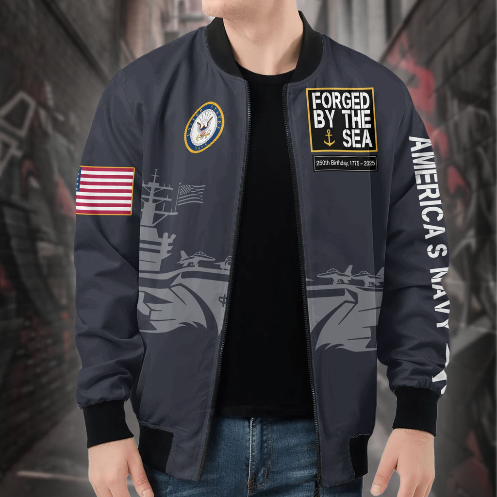 U.S. Navy All-over Print Bomber Jacket product image 5