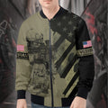 US Veteran Proud All-over Print Bomber Jacket product image 1