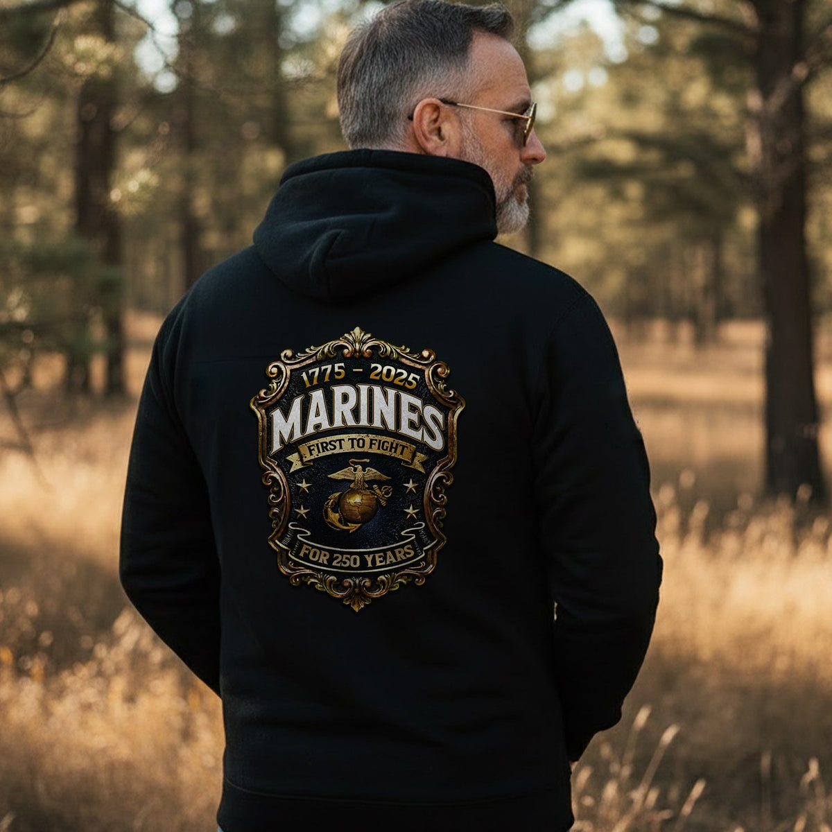 1775 - 2025 Marines First to Fight for 250 Hoodie product image 2