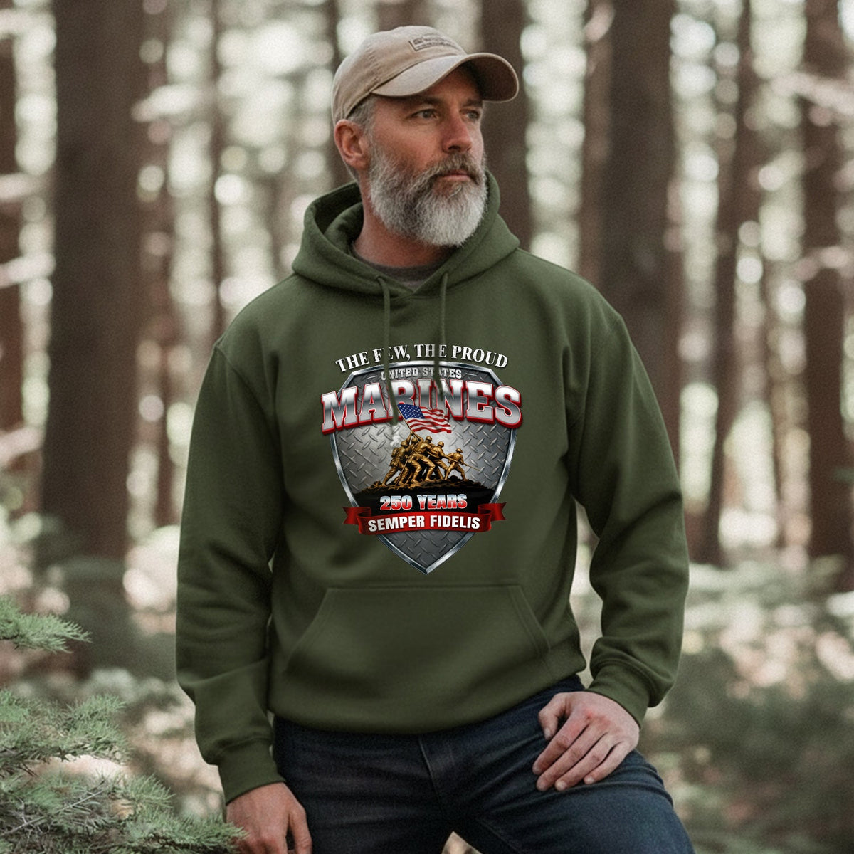 The Few, Proud, 250 Years of Honor Hoodie product image 4