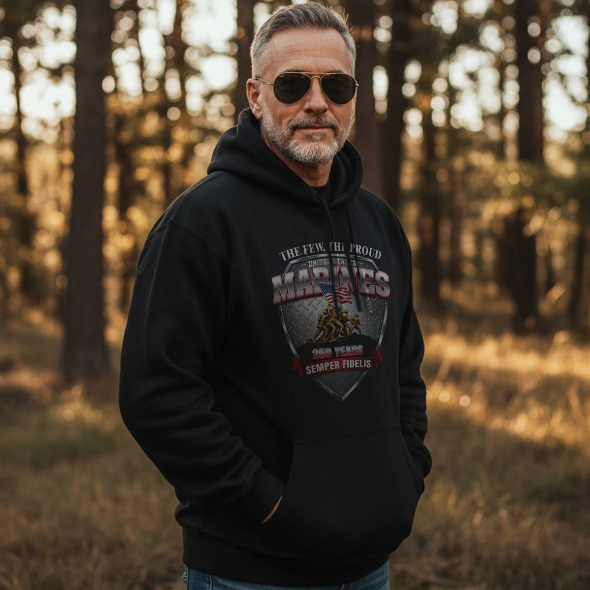 The Few, Proud, 250 Years of Honor Hoodie product image 5
