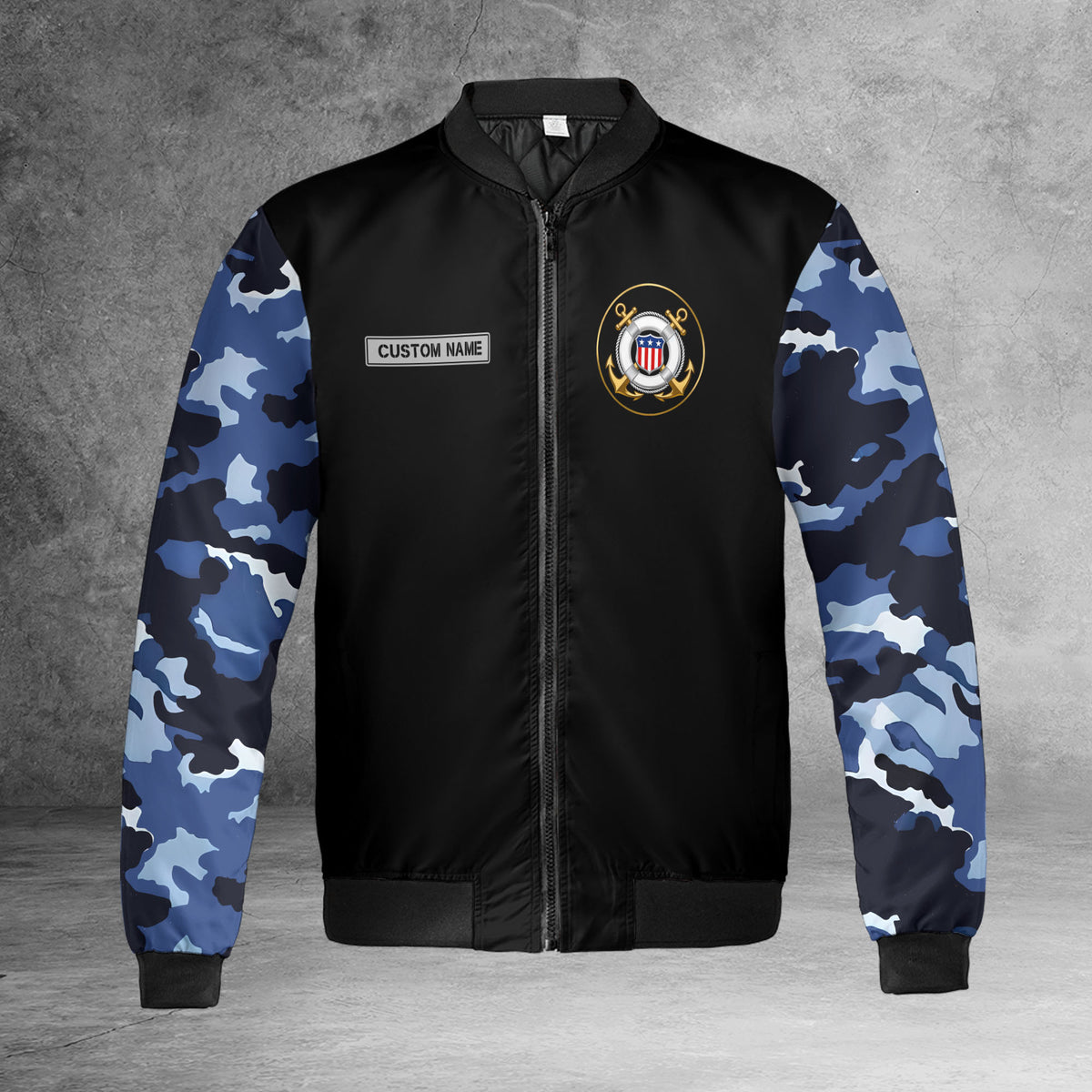 US Coast Guard Personalized All-over Print Bomber Jacket product image 6