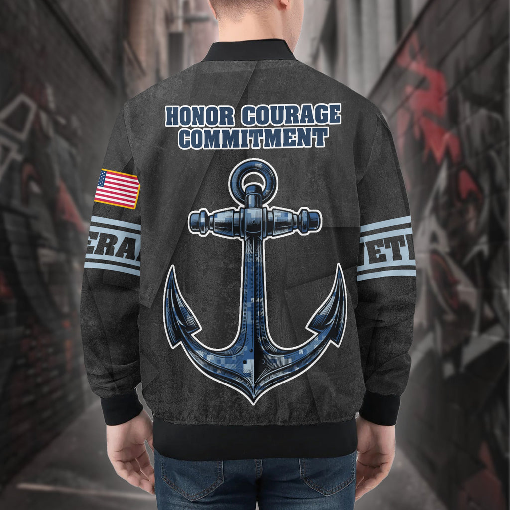 Honor Courage Commitment All-over Print Bomber Jacket product image 2