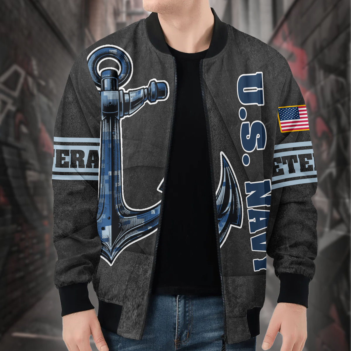 Honor Courage Commitment All-over Print Bomber Jacket product image 5