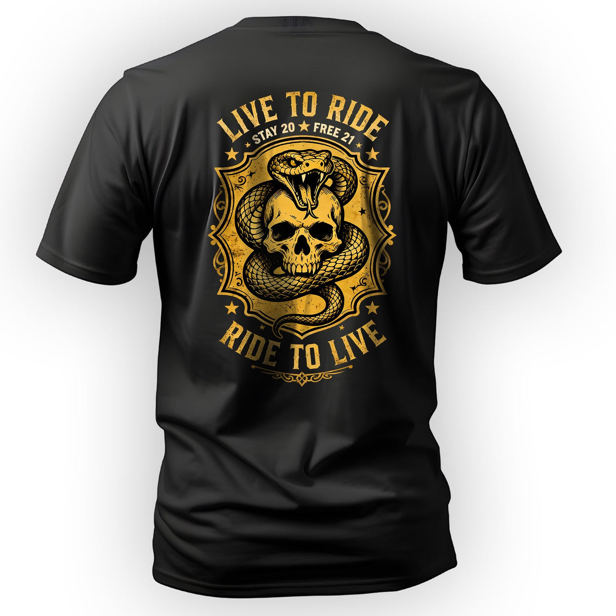 Ride Free Live Boldly T-Shirt product image 1