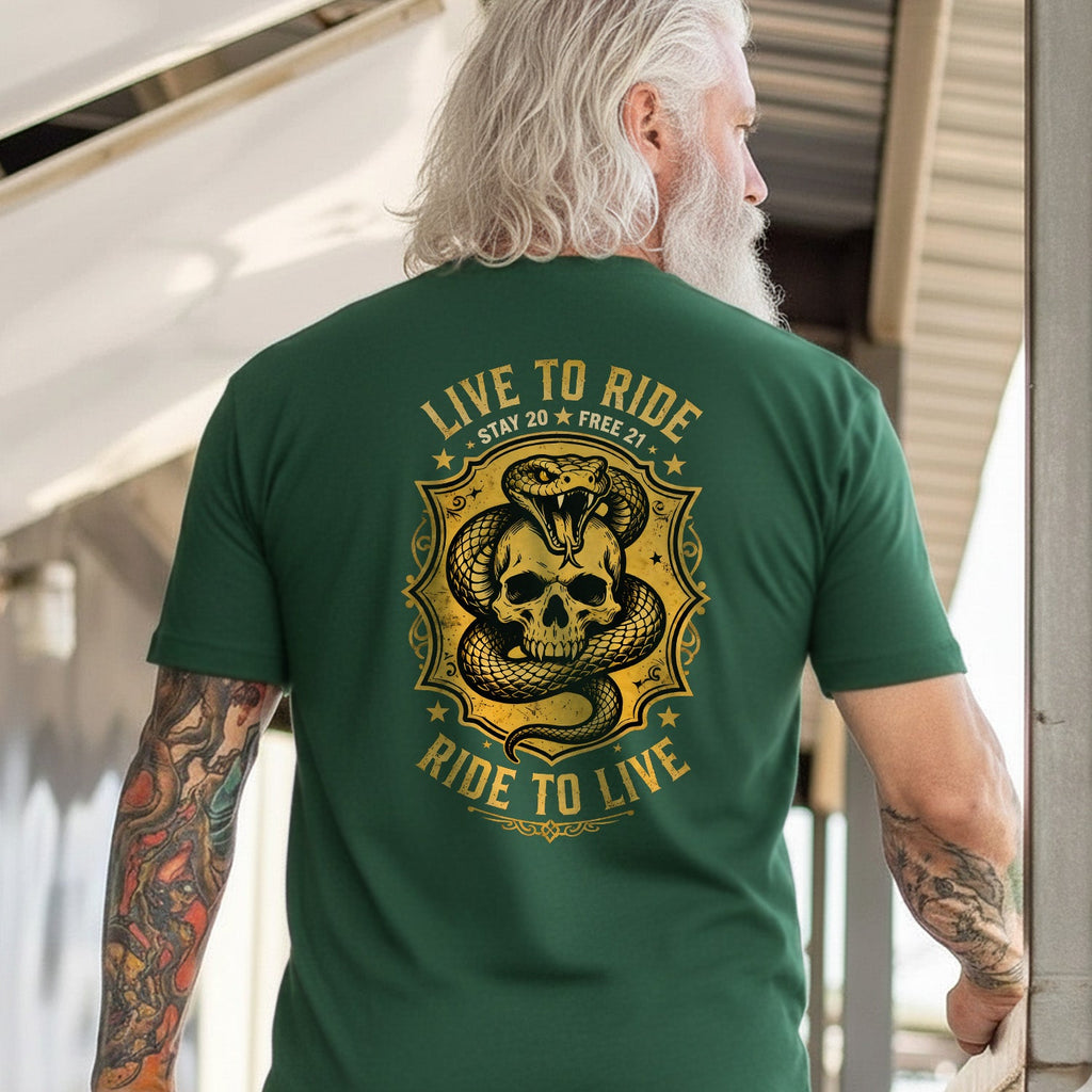 Ride Free Live Boldly T-Shirt product image 5
