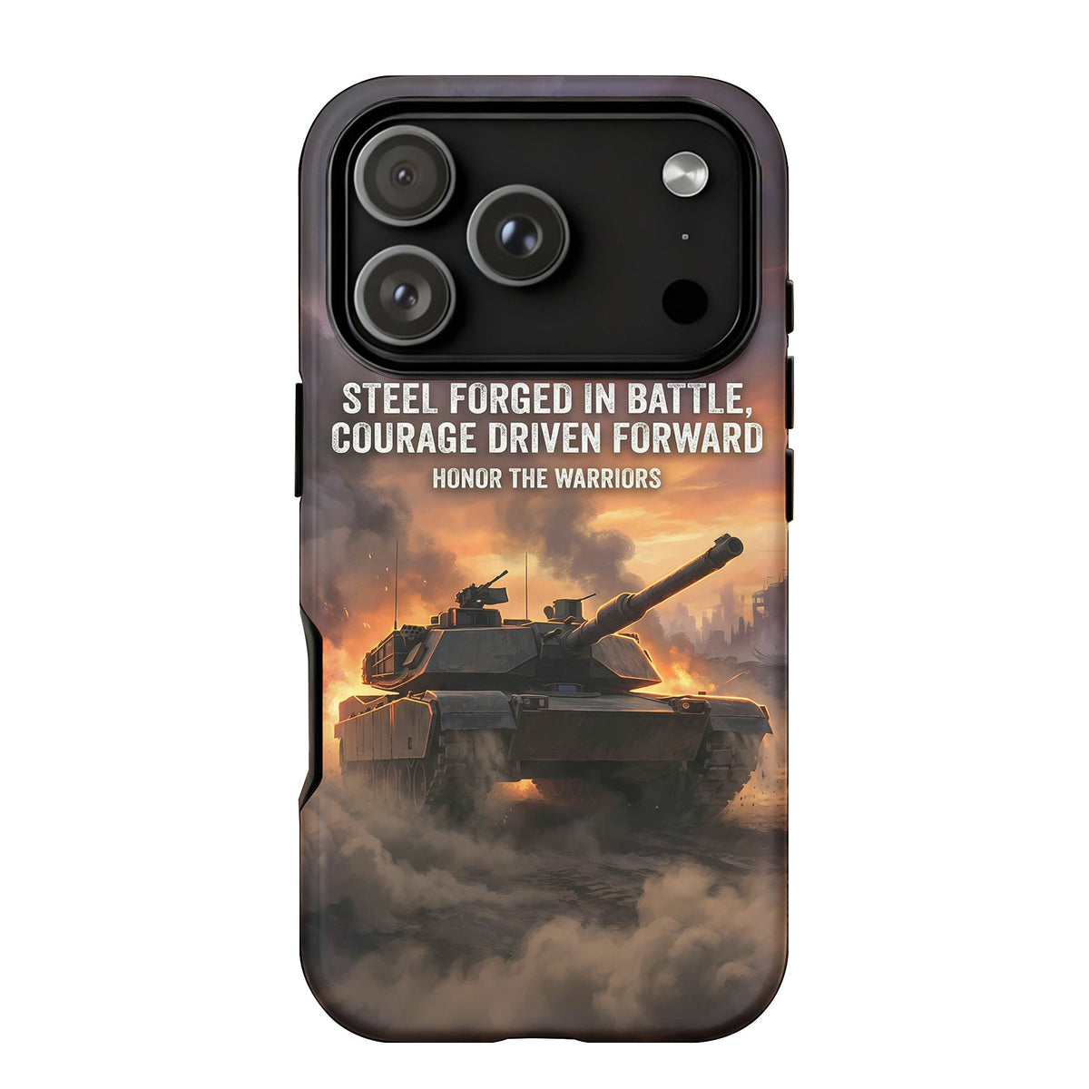 Forged for Battle Driven by Courage Phone Case