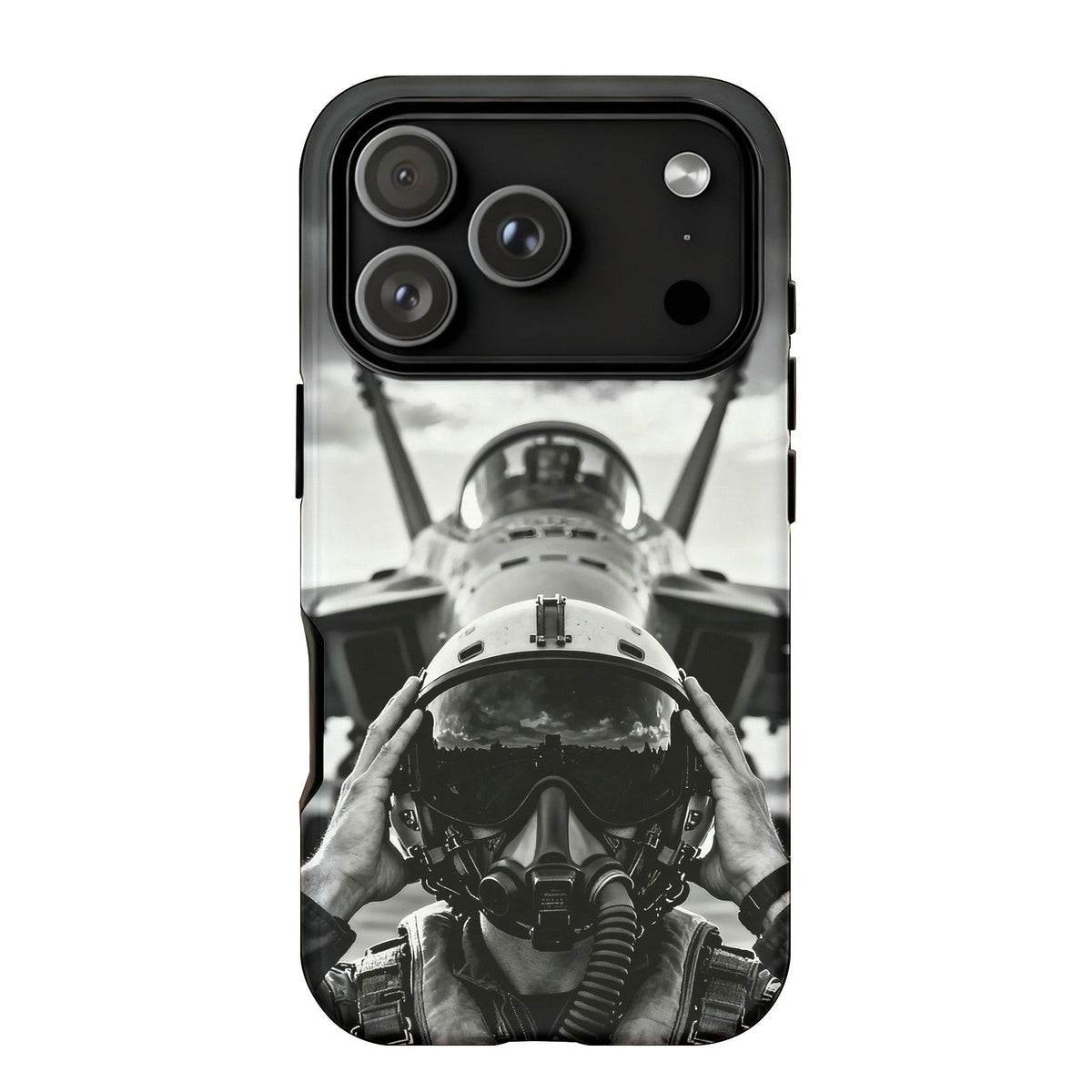 Eyes on the Sky Heart in the Mission Phone Case