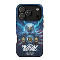 Proudly Served with Eagle Strength Personalized Phone Case