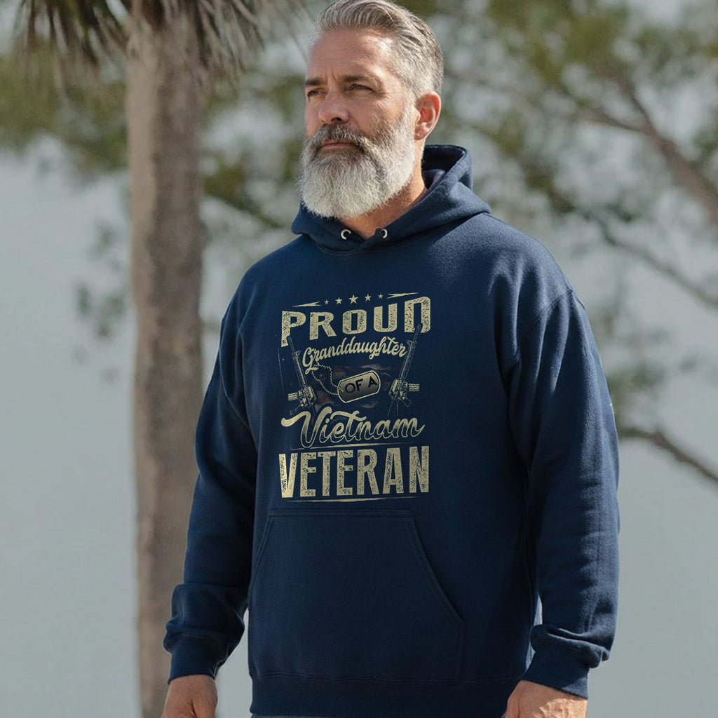 Proud Tribute to a Vietnam Veteran Granddaughter 2 Hoodie product image 2