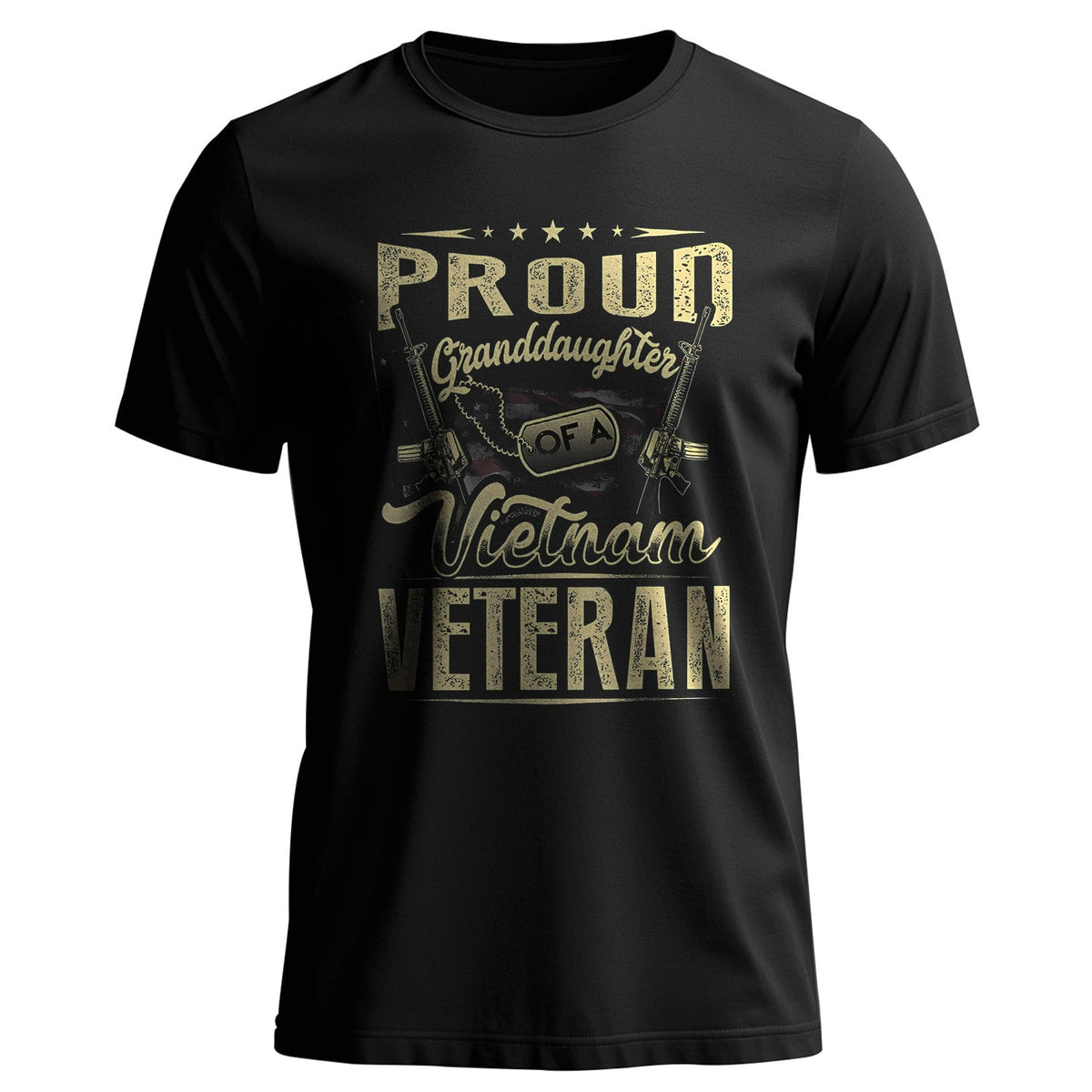 Proud Tribute to a Vietnam Veteran Granddaughter T-Shirt product image 1