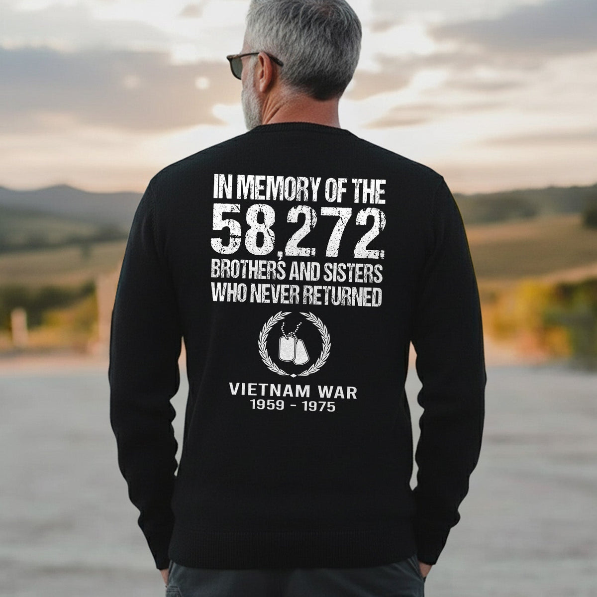Honoring Vietnam War Heroes Sweatshirt product image 3