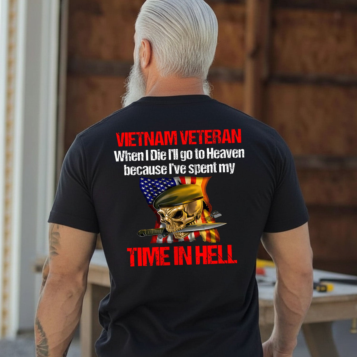 Proud Vietnam Veteran Tribute T-Shirt product image 2