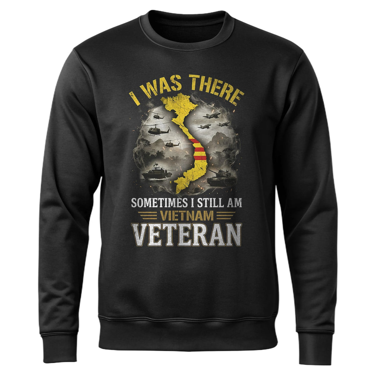 Vietnam Veteran Tribute Design Sweatshirt product image 1