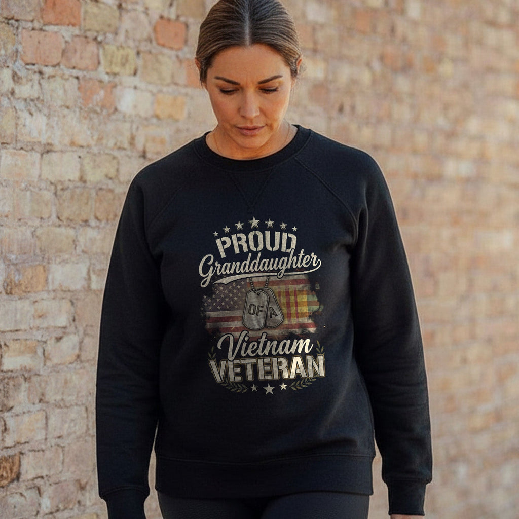 Proud Granddaughter of a Vietnam Veteran Gift Sweatshirt product image 5