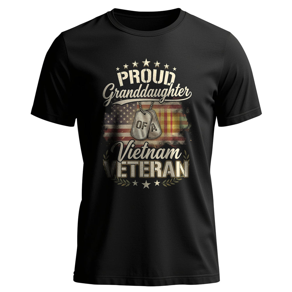 Proud Granddaughter of a Vietnam Veteran T-Shirt product image 1