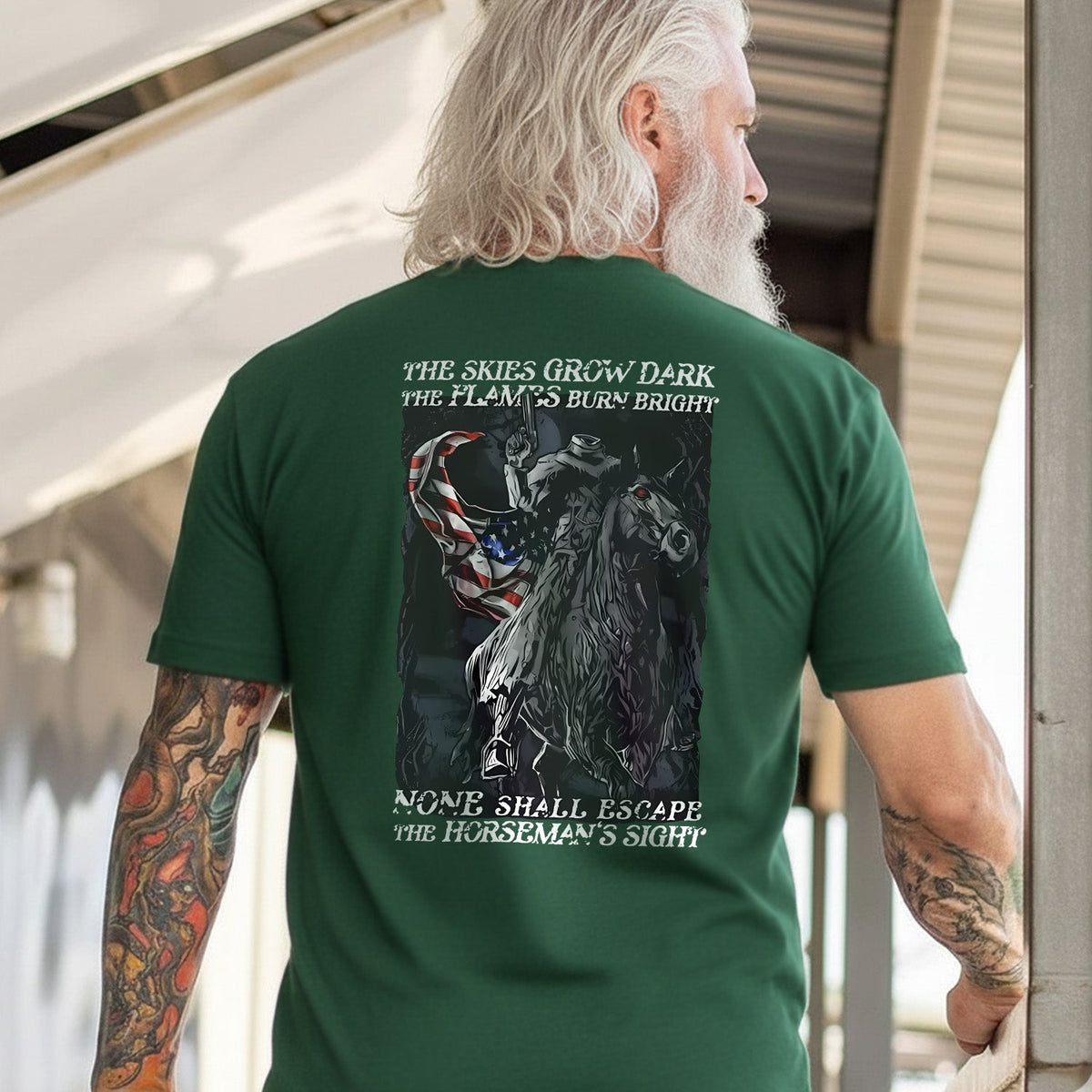 Dark Horseman Vigilante Spirit T-Shirt product image 5