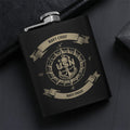 Navy Chief Pride Gift Set Hip Flask Set