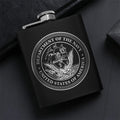 Nautical Gift Set for Navy Enthusiasts Hip Flask Set