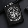 Silent Service Veteran Tribute Gift Hip Flask Set