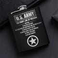 Frontline Freedom for Proud Soldiers Hip Flask Set