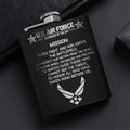 Proud Tribute to Air Force Service Hip Flask Set