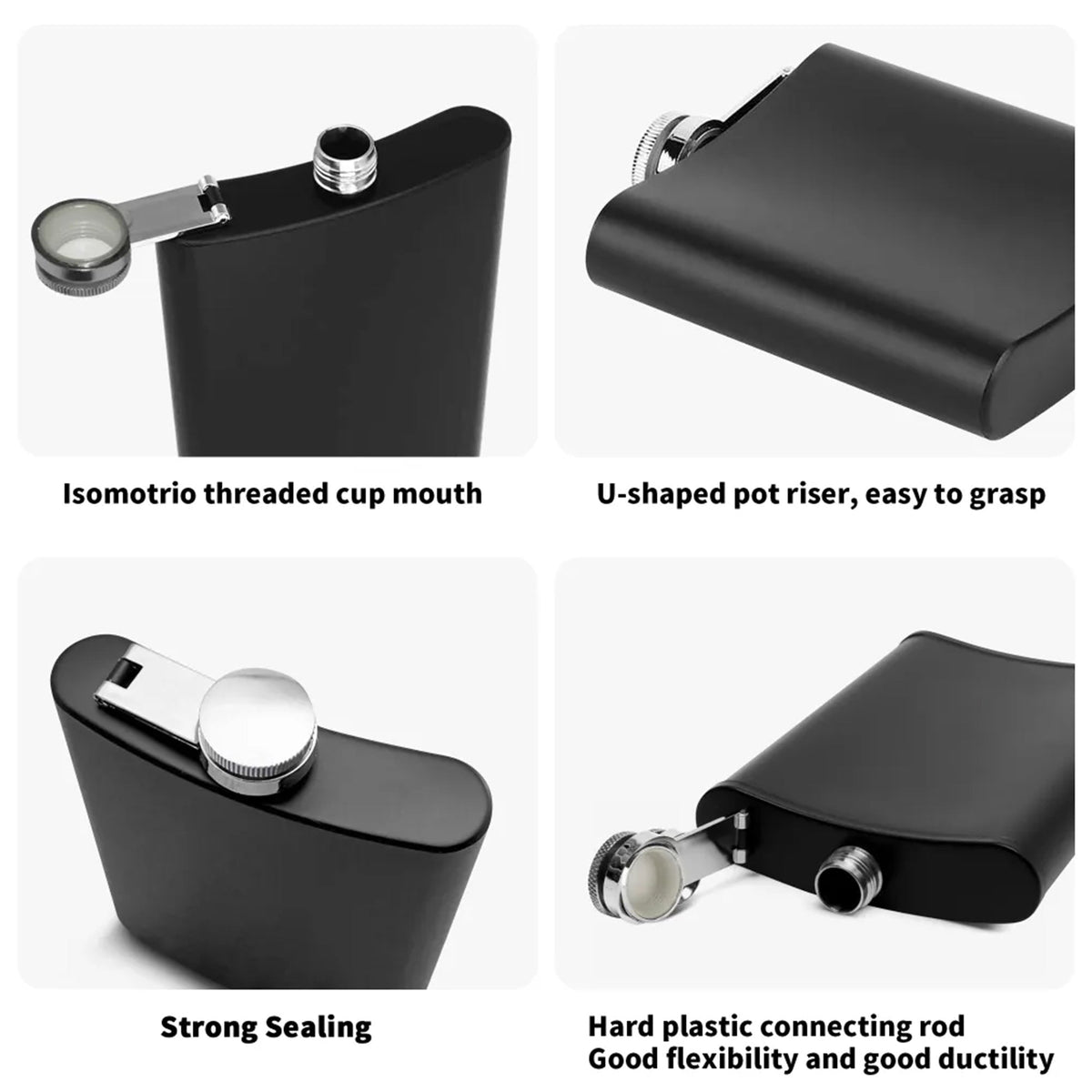 Honoring Our Brave Veterans Hip Flask Set
