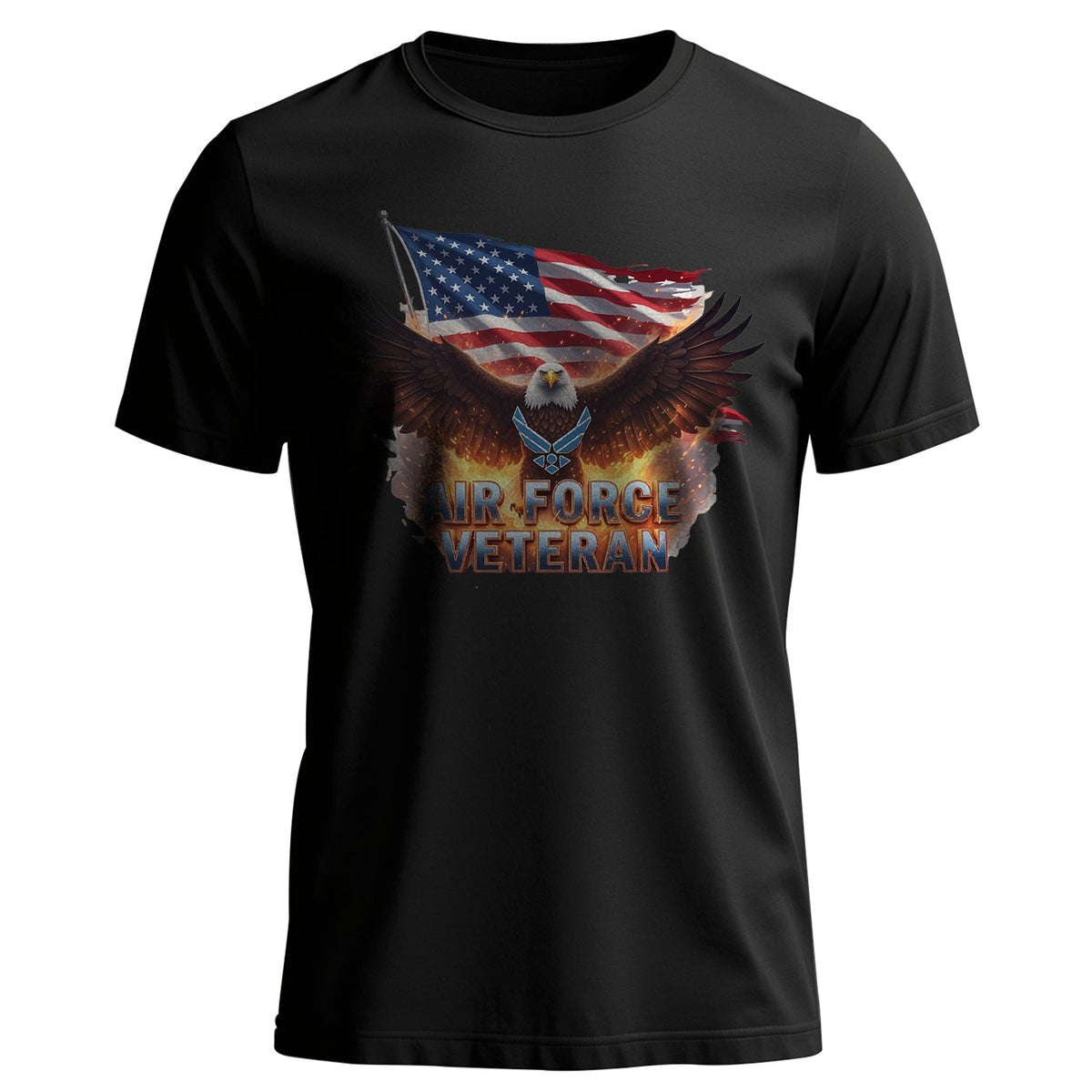 Air Force Veteran US Military Patriotic T-Shirt product image 1