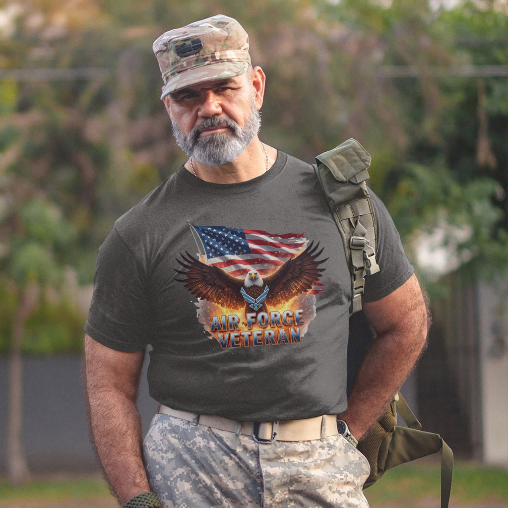 Air Force Veteran US Military Patriotic T-Shirt product image 15