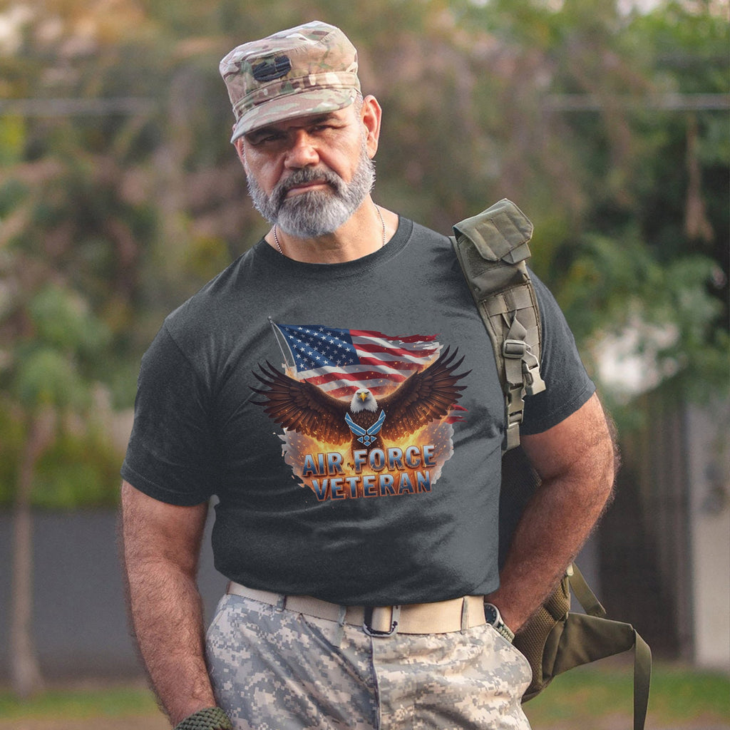 Air Force Veteran US Military Patriotic T-Shirt product image 13