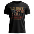 Proud Navy Day 250th Anniversary 1775–2025 T-Shirt product image 1