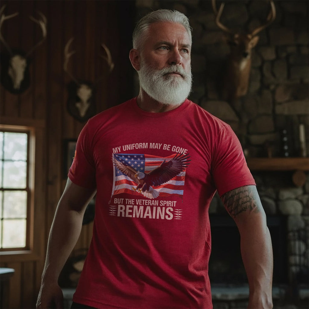 My Uniform’s Gone but the Veteran Lives T-Shirt product image 2