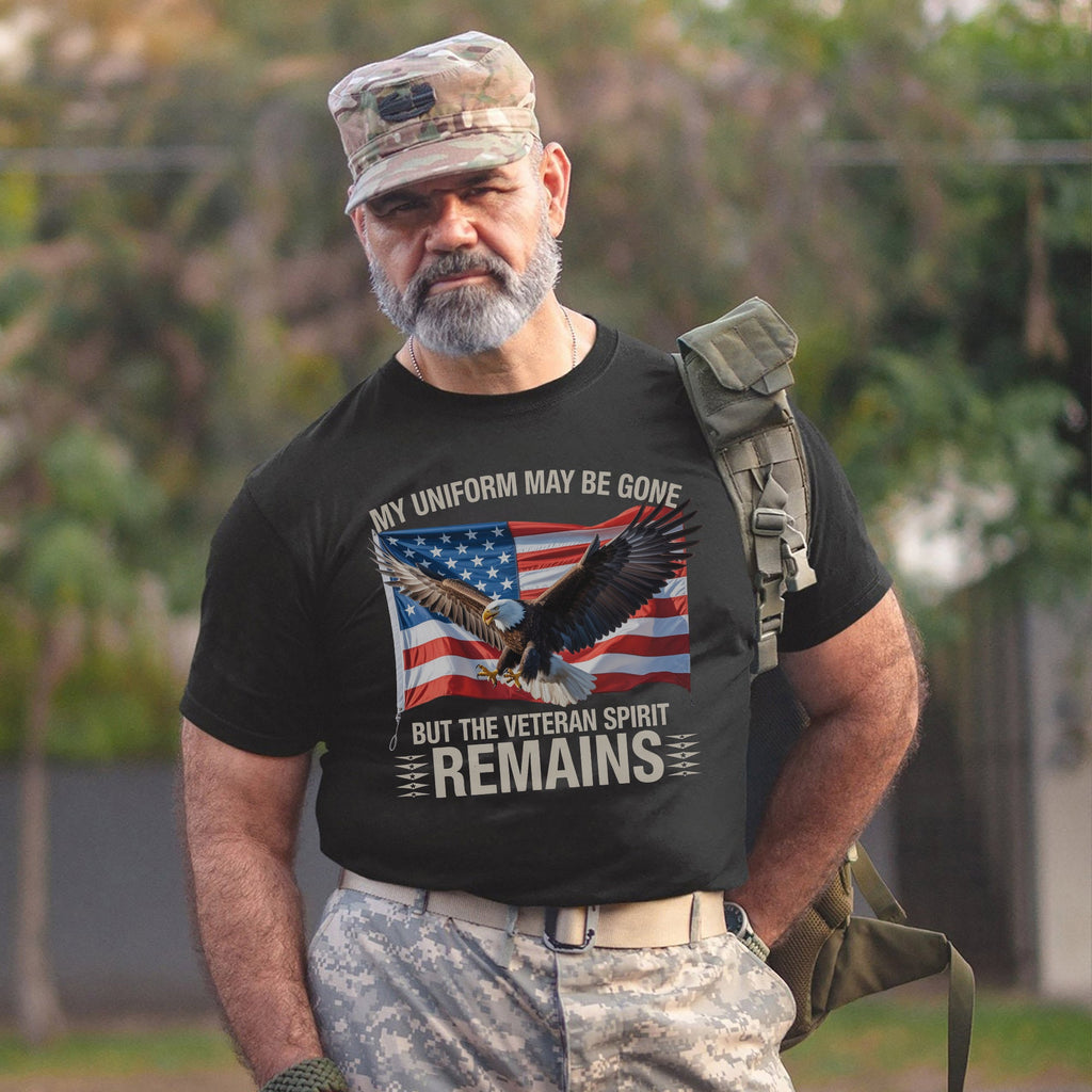 My Uniform’s Gone but the Veteran Lives T-Shirt product image 12