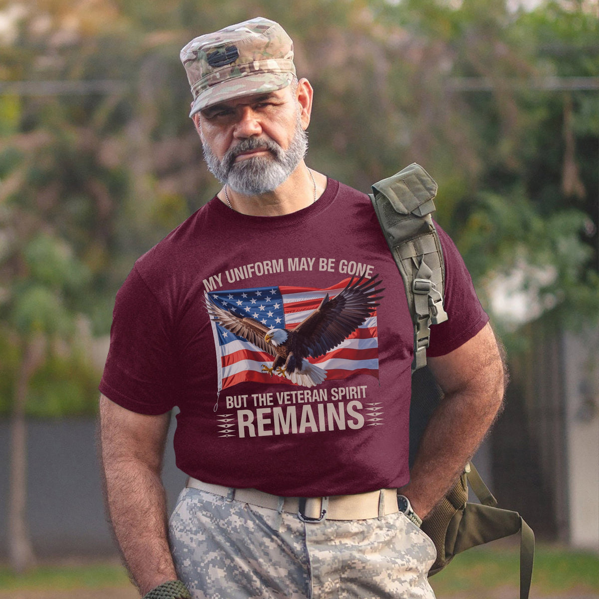 My Uniform’s Gone but the Veteran Lives T-Shirt product image 11