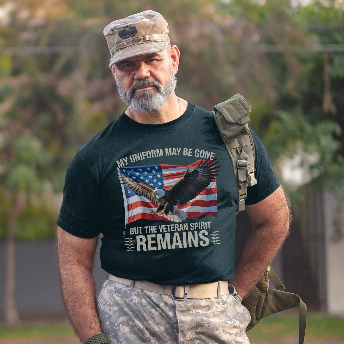 My Uniform’s Gone but the Veteran Lives T-Shirt product image 8