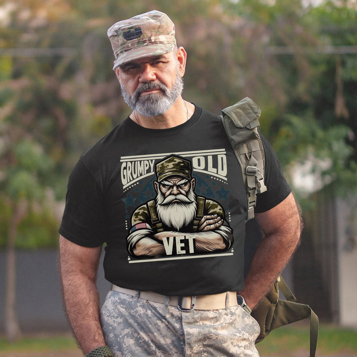 Grumpy Old Vet US Military Patriotic T-Shirt product image 21