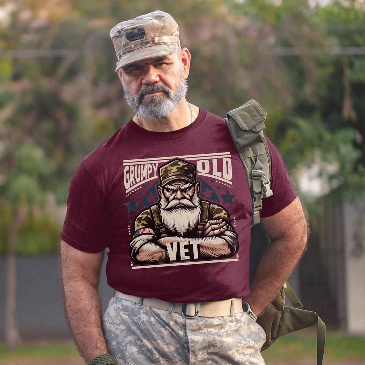 Grumpy Old Vet US Military Patriotic T-Shirt product image 16
