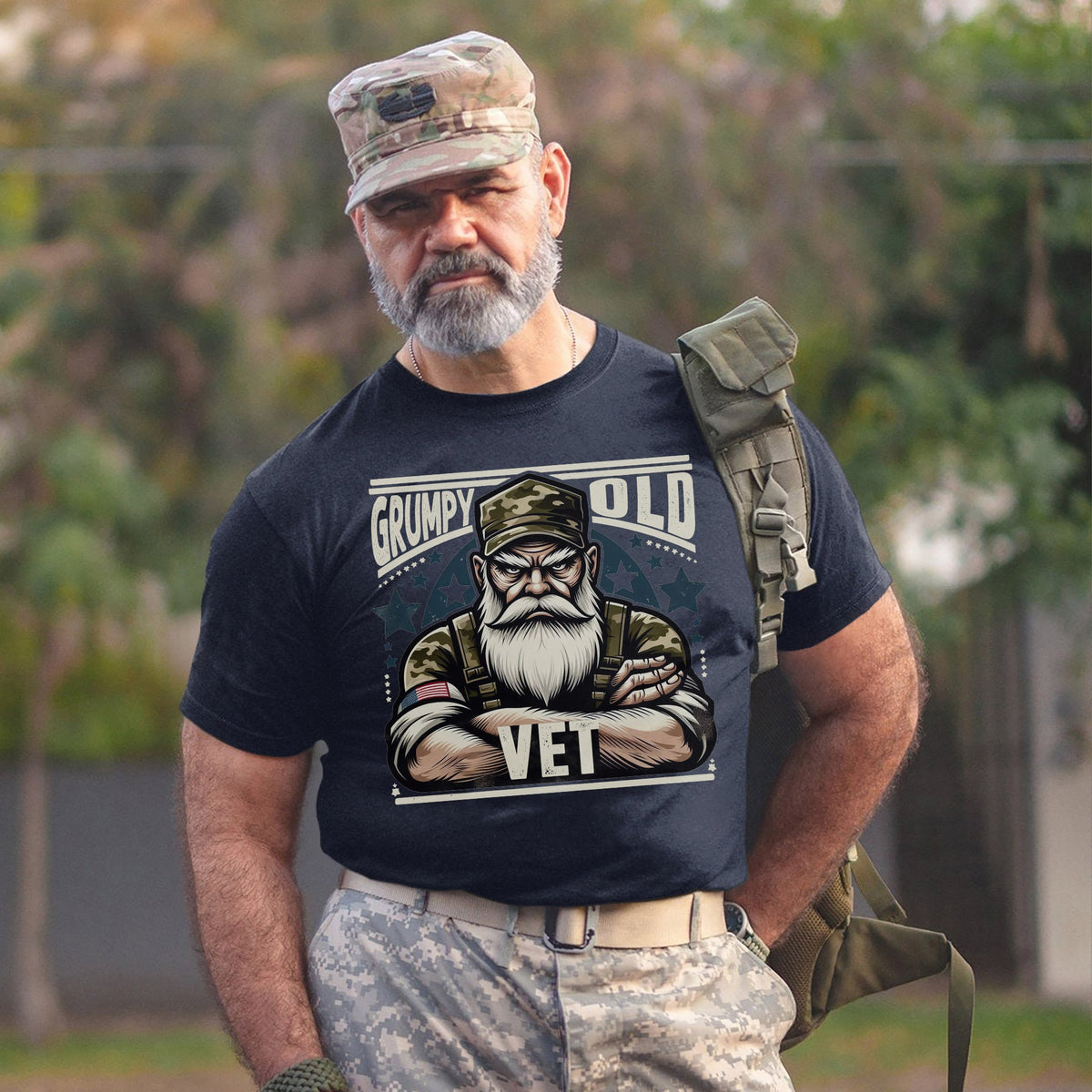 Grumpy Old Vet US Military Patriotic T-Shirt product image 10